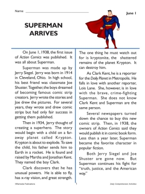 JUNE - DAILY READING COMPREHENSION "This Day in History" Google Slide Lessons JUNE - DAILY READING COMPREHENSION "This Day in History" Google Slide Lessons