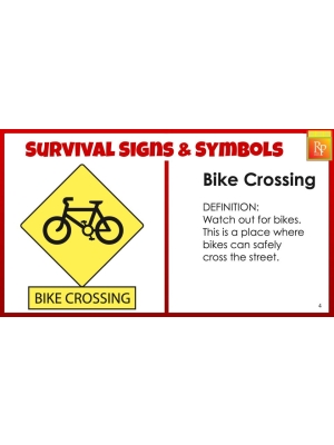 191 Google Slides: SURVIVAL SIGNS, SYMBOLS: SELF CHECKING FLASH CARDS Special Ed 191 Google Slides: SURVIVAL SIGNS, SYMBOLS: SELF CHECKING FLASH CARDS Special Ed