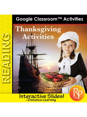 THANKSGIVING Activities to improve reading skills - Google Slides Activities THANKSGIVING Activities to improve reading skills - Google Slides Activities
