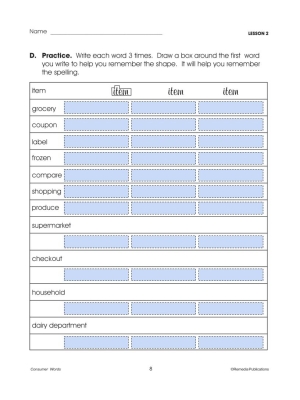 Google Classroom Activities: Consumer Words - Life Skills Lessons Google Classroom Activities: Consumer Words - Life Skills Lessons