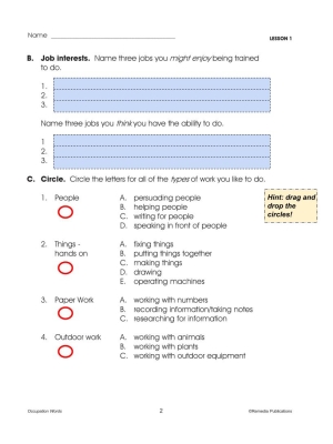 Google Classroom Activities: Occupation Words - Life-Skills Lessons Google Classroom Activities: Occupation Words - Life-Skills Lessons