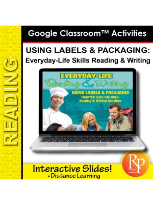 Google Slides: Labels and Packaging - Everyday-Life Reading & Writing Practice Google Slides: Labels and Packaging - Everyday-Life Reading & Writing Practice