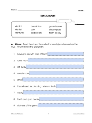 Google Classroom Activities: Personal Care Words - Life-Skills Lessons Google Classroom Activities: Personal Care Words - Life-Skills Lessons