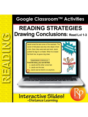 Google Classroom: Drawing Conclusions - Reading Strategies | Distance Learning Google Classroom: Drawing Conclusions - Reading Strategies | Distance Learning