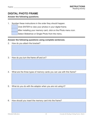 Google Slides: Following Instructions - Everyday-Life Reading & Writing Practice Google Slides: Following Instructions - Everyday-Life Reading & Writing Practice
