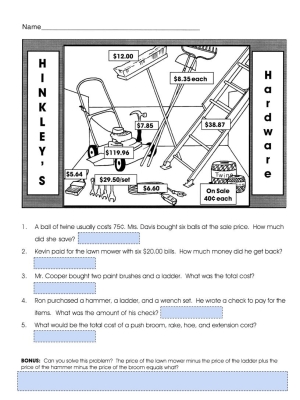 Google Slides: SHOPPING AROUND TOWN (Add Subtract Multiply Divide) Word Problems Google Slides: SHOPPING AROUND TOWN (Add Subtract Multiply Divide) Word Problems