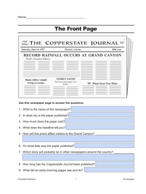 Google Slides: THE NEWSPAPER: Practical Practice Reading & Life Skills Google Slides: THE NEWSPAPER: Practical Practice Reading & Life Skills