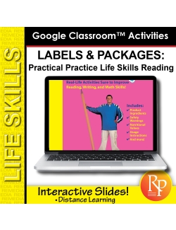 Google Slides: LABELS &amp; PACKAGES: Practical Practice Reading &amp; Life Skills