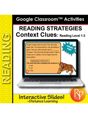 Context Clues - Reading Strategies Google Classroom Activities Context Clues - Reading Strategies Google Classroom Activities