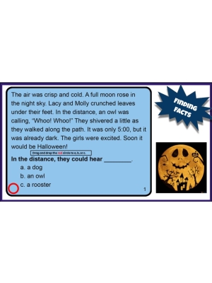 Google Classroom: Finding Facts - Reading Strategies | Distance Learning