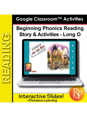 Beginning Phonics Reading - Story & Activities | Google Classroom Slides Long o Beginning Phonics Reading - Story & Activities | Google Classroom Slides Long o