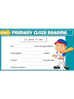 Beginning Cloze Reading Stories & Activities - Grade 2 | GOOGLE SLIDES Cloze Reading Fun Beginning Cloze Reading Stories & Activities - Grade 2 | GOOGLE SLIDES Cloze Reading Fun
