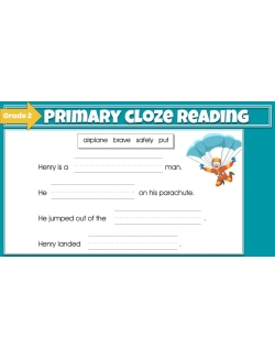 Beginning Cloze Reading Stories & Activities - Grade 2 | GOOGLE SLIDES Cloze Reading Fun Beginning Cloze Reading Stories & Activities - Grade 2 | GOOGLE SLIDES Cloze Reading Fun