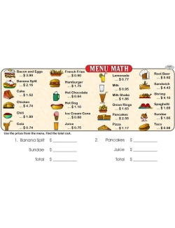 Google Classroom: Menu Math Beginning Money Level 2 Google Classroom: Menu Math Beginning Money Level 2