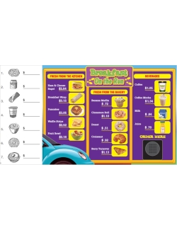 Drive-Thru Menu Math Beginning Money Skills Level 1 - Google Slides Version  Drive-Thru Menu Math Beginning Money Skills Level 1 - Google Slides Version