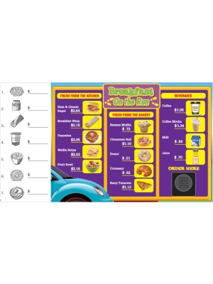 Drive-Thru Menu Math Beginning Money Skills Level 1 - Google Slides Version  Drive-Thru Menu Math Beginning Money Skills Level 1 - Google Slides Version