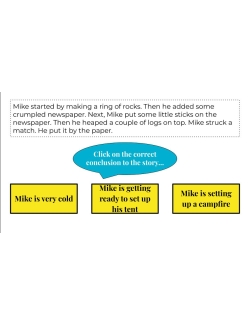 Google Classroom: Drawing Conclusions (Self-Correcting Slides)