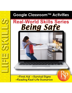 REAL-WORLD SKILLS - BEING SAFE: Google Slides Reading Lessons REAL-WORLD SKILLS - BEING SAFE: Google Slides Reading Lessons