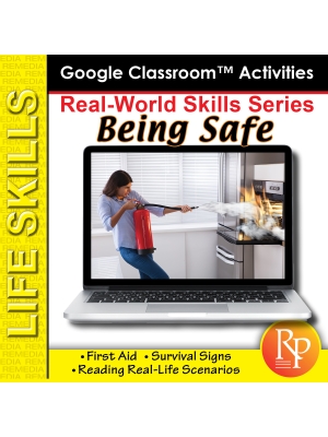 REAL-WORLD SKILLS - BEING SAFE: Google Slides Reading Lessons REAL-WORLD SKILLS - BEING SAFE: Google Slides Reading Lessons
