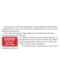 REAL-WORLD SKILLS - BEING SAFE: Google Slides Reading Lessons REAL-WORLD SKILLS - BEING SAFE: Google Slides Reading Lessons