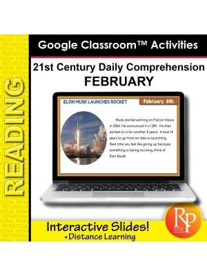 21st Century FEBRUARY DAILY COMPREHENSION: High Interest Reading Google Lessons 21st Century FEBRUARY DAILY COMPREHENSION: High Interest Reading Google Lessons