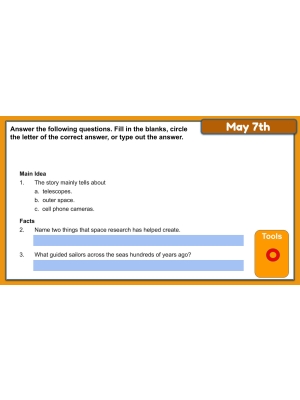 MAY 21st Century DAILY READING COMPREHENSION: Google Slides MAY 21st Century DAILY READING COMPREHENSION: Google Slides