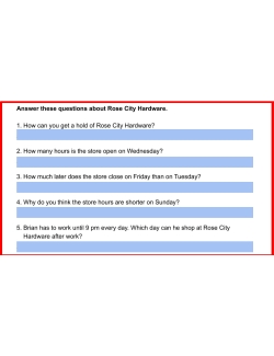 Daily Life Skills 2 GOOGLE: Reading &amp; Understanding Signs &amp; Hours Of Operation