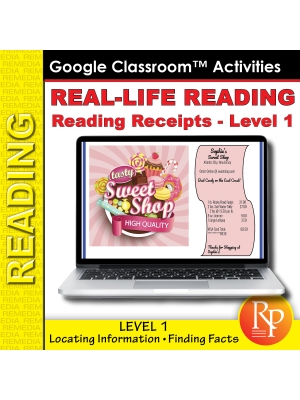 Reading Receipts 1 GOOGLE: Real-Life Reading Reading Receipts 1 GOOGLE: Real-Life Reading
