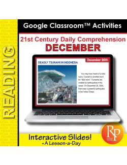 21st Century Daily Comprehension December Google Slides 21st Century Daily Comprehension December Google Slides