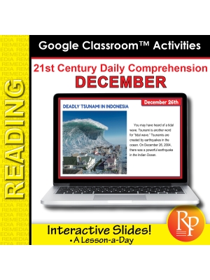 21st Century Daily Comprehension December Google Slides 21st Century Daily Comprehension December Google Slides