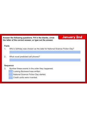 21st Century Daily Comprehension January Google Slides 21st Century Daily Comprehension January Google Slides