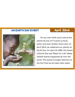 FREE Earth Day Google Slides Activities: Non Fiction - Daily Comprehension FREE Earth Day Google Slides Activities: Non Fiction - Daily Comprehension
