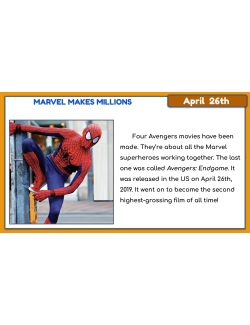 FREE Marvel Movies Google Slides Activities: Non Fiction - Daily Comprehension FREE Marvel Movies Google Slides Activities: Non Fiction - Daily Comprehension