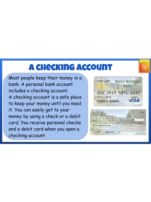 Google Slides: Bank Account Practice - Checks - Task Cards Google Slides: Bank Account Practice - Checks - Task Cards