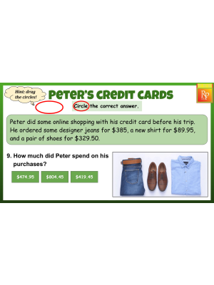 Bank Account Practice: Credit Card Activities - Math | Reading | GOOGLE Bank Account Practice: Credit Card Activities - Math | Reading | GOOGLE