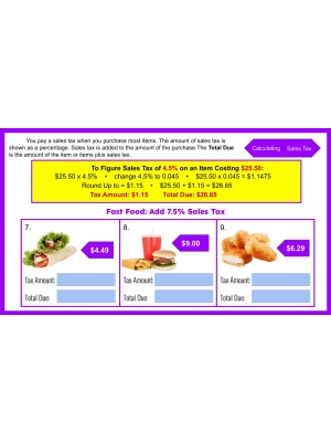 Consumer Percents: Calculating Sales Tax Google Slides - Level 2 Consumer Percents: Calculating Sales Tax Google Slides - Level 2