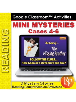 Mini Mysteries & Scaffolded Reading Activities (Cases 4-6) Google Slides Mini Mysteries & Scaffolded Reading Activities (Cases 4-6) Google Slides