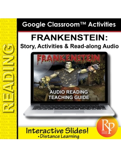 Google Slides "Frankenstein" Abridged Story, Activities & Read-along Audio Google Slides "Frankenstein" Abridged Story, Activities & Read-along Audio