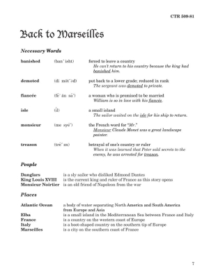 Google Slides: "The Count of Monte Cristo" Abridged Story, Activities & Read-along Audio