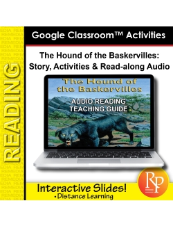 Google Slides: The Hound of Baskerville - Abridged Story, Activities &amp; Audio