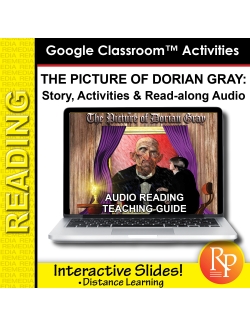 Google Slides: &quot;The Picture of Dorian Gray&quot; Abridged Story, Activities &amp; Audio