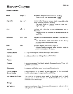 Google Slides: &quot;Captains Courageous&quot; Abridged Story, Activities &amp; Audio