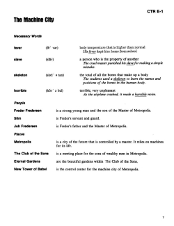 Google Slides: &quot;Metropolis&quot; Abridged Story, Activities &amp; Audio