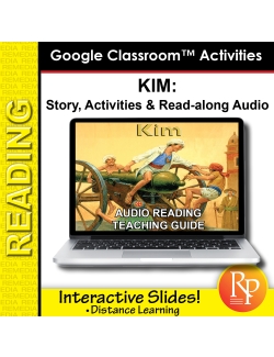 Google Slides: &quot;Kim&quot; Abridged Story, Activities &amp; Audio