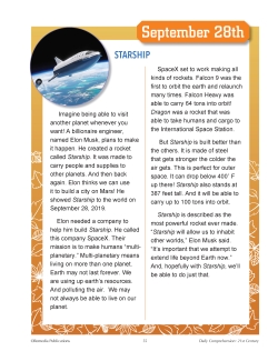 SEPTEMBER Daily Comprehension: Nonfiction Passages | Google & PDF eBook Set SEPTEMBER Daily Comprehension: Nonfiction Passages | Google & PDF eBook Set