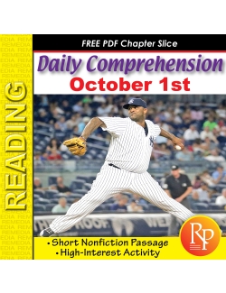 FREE! New York Yankees Win: High Interest Reading - Comprehension Activities FREE! New York Yankees Win: High Interest Reading - Comprehension Activities