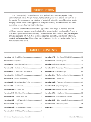 NOVEMBER DAILY READING COMPREHENSION - 21st Century: PDF & Google Slides Bundle NOVEMBER DAILY READING COMPREHENSION - 21st Century: PDF & Google Slides Bundle