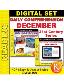 21st Century December Daily Comprehension Google & PDF 21st Century December Daily Comprehension Google & PDF