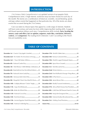 21st Century December Daily Comprehension Google & PDF 21st Century December Daily Comprehension Google & PDF