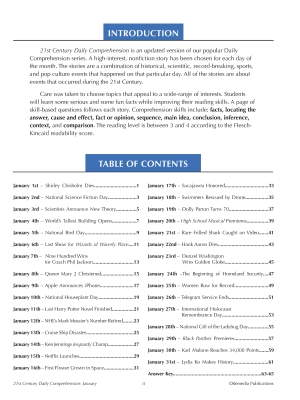 January 21st Century Daily Comprehension Activities: PDF & Google Set January 21st Century Daily Comprehension Activities: PDF & Google Set